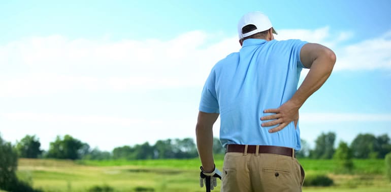 Back Pain Golfer